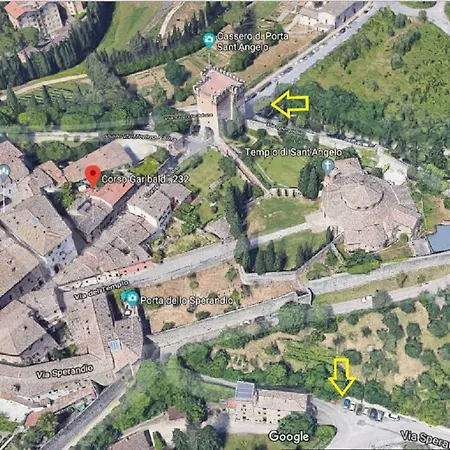 Apartament Loft Garibaldi, Garage Privato! Perugia